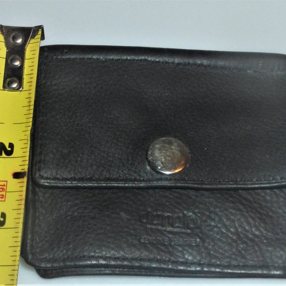 Donoro Genuine Men's LEATHER Wallet Coin Pouch Leather Coin Holder Change Purse - Picture 2 of 8
